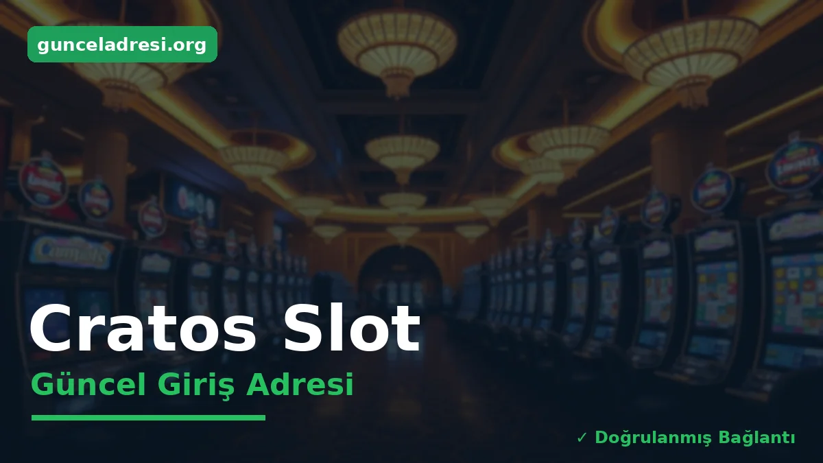 Cratos Slot Güncel Giriş Adresi