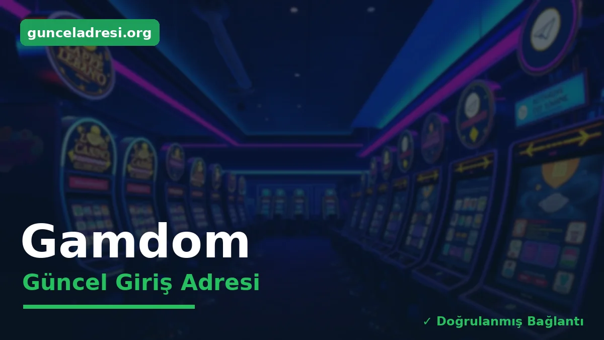 Gamdom Giriş Telegram: Güncel Adres