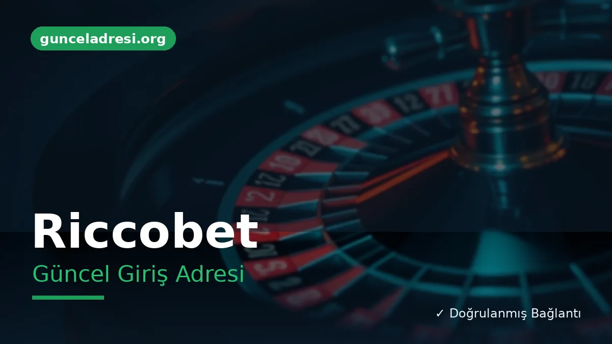 Riccobet Güncel Giriş Adresi