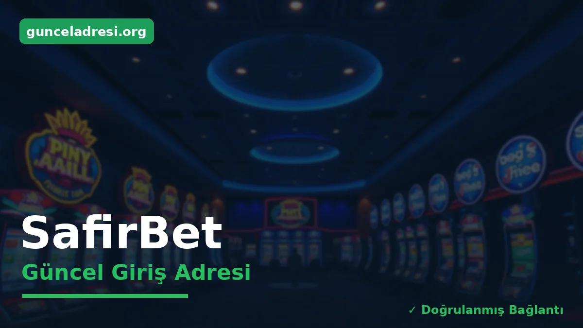 SafirBet Güncel Giriş Adresi